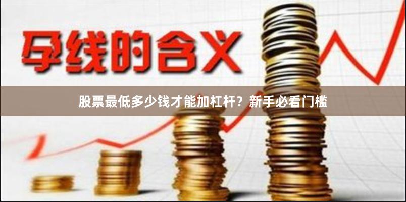 股票最低多少钱才能加杠杆？新手必看门槛