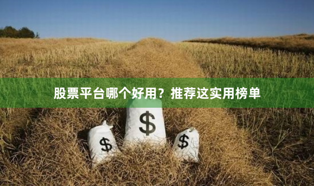 股票平台哪个好用？推荐这实用榜单